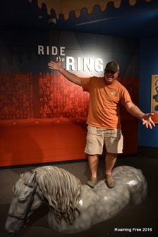 Tom showing off!