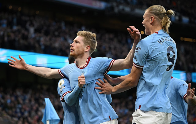 Kevin De Bruyne and Haaland lead City's title charge