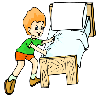 Child Making Bed Clip Art Images & Pictures - Becuo