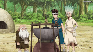 ドクターストーンアニメ 1期20話 石神千空 クロム カセキ Dr. STONE Episode 20