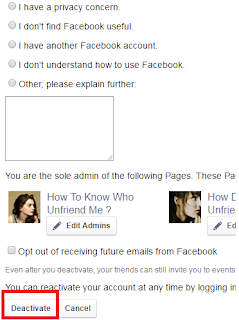 How Do I Deactivate My Facebook Account?