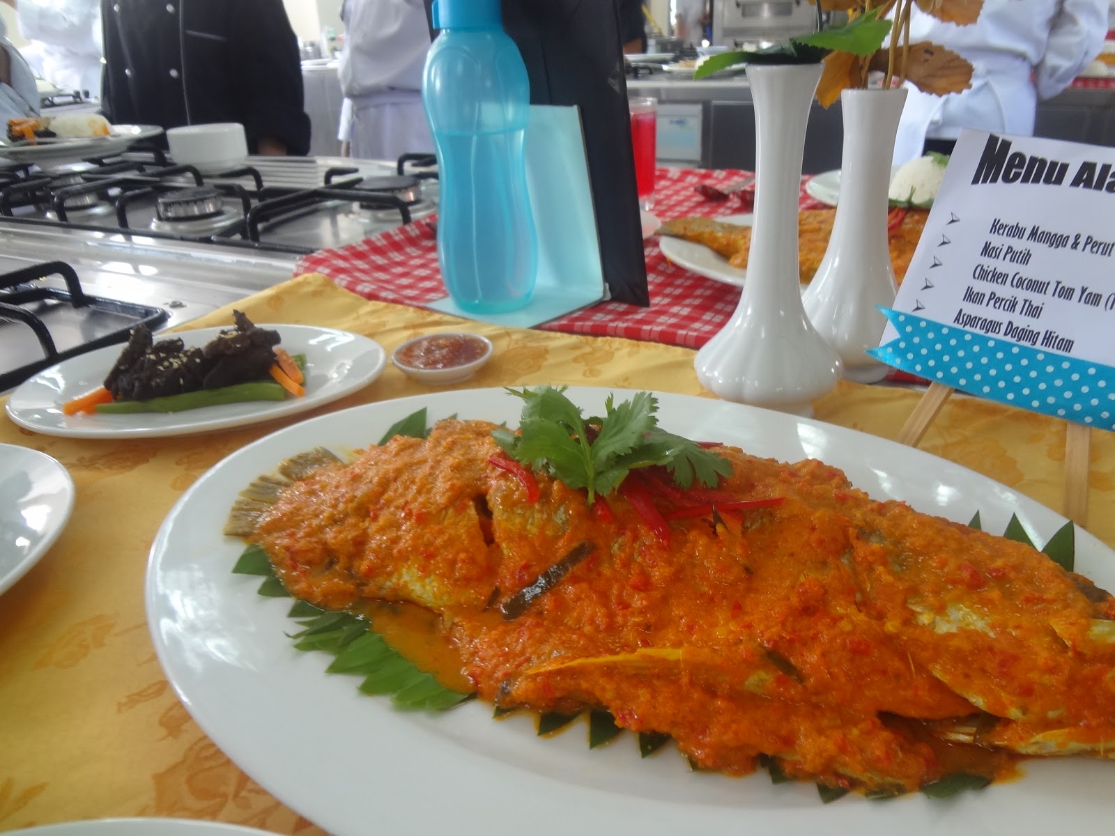 Tiga Rasa: Resepi Amali-Kacang Buncis Daging Hitam & Ikan 