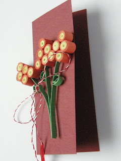 martisor quilling flori
