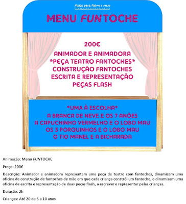 Animação Menu Funtoche