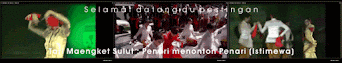 Tari Maengket Sulut : Penari menonton Penari (Istimewa)