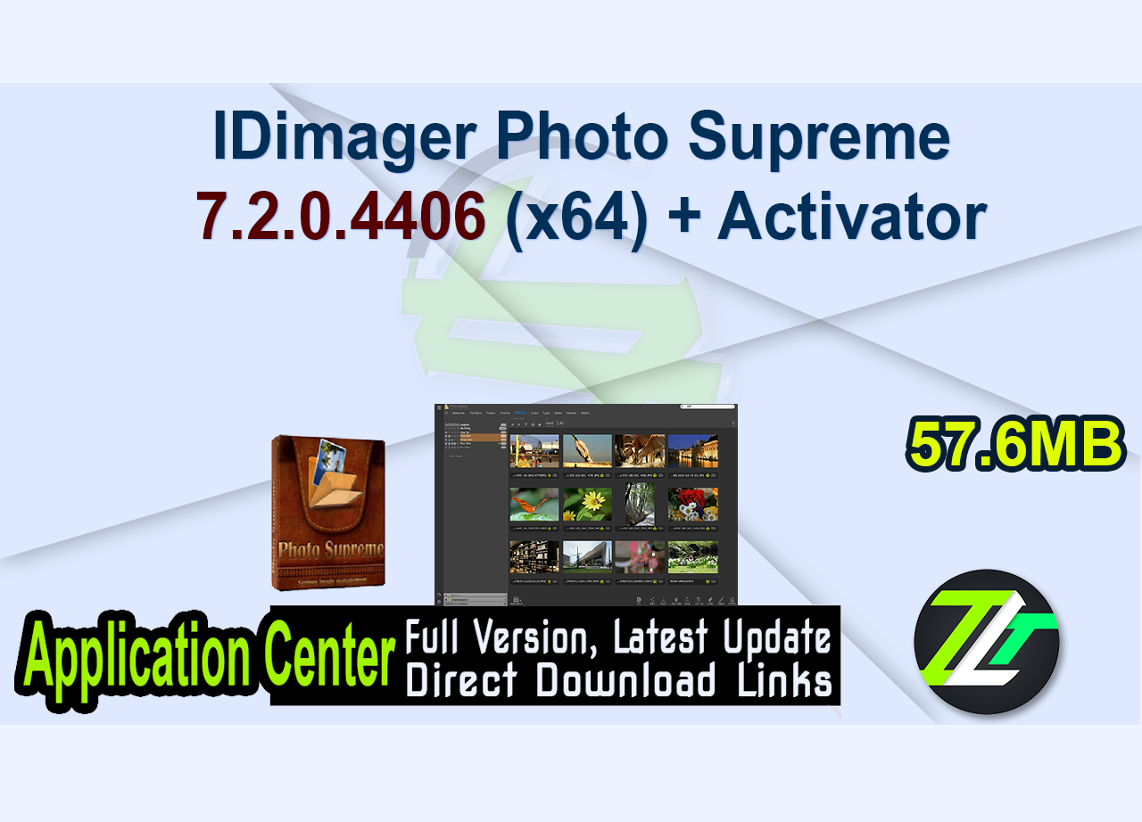 IDimager Photo Supreme 7.2.0.4406 (x64) + Activator