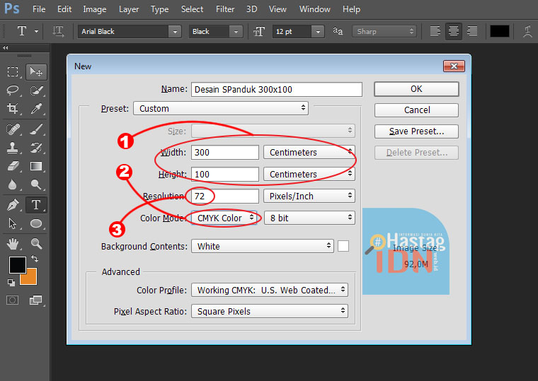  Cara  Membuat  Spanduk  Menarik Di  Photoshop  desain  spanduk  