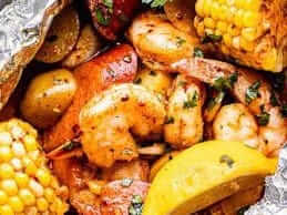 asy Shrimp and Sausage Foil Packets