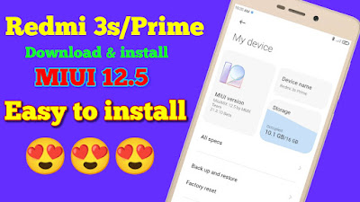 Redmi 3s MIUI 12.5
