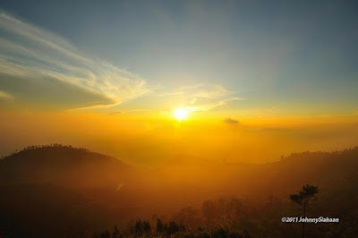 sunrise at danau toba