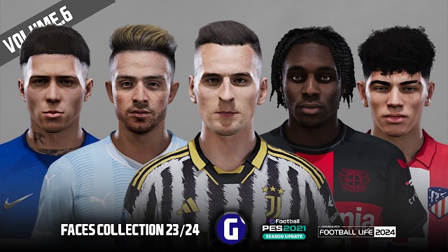 PES 2021 & Football Life 2024 - New Facepack Update 23/24 Vol.6