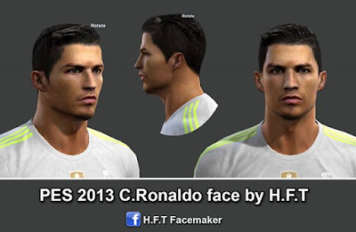 PES 2013 C.Ronaldo face by H.F.T