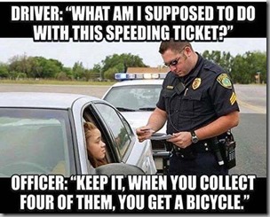speeding ticket