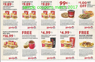 Wendys coupons for march 2017