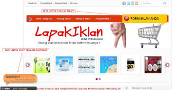 Template  iklan blogger