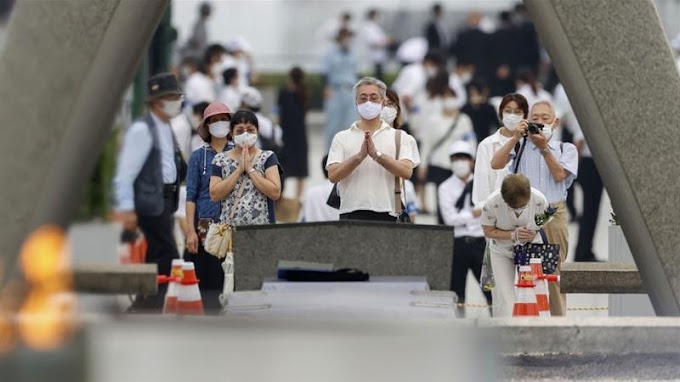 Japan Marks 75th Anniversary of Hiroshima Atomic Bomb 