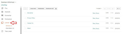 Cara Membuat About di Blog / Website Dengan Mudah