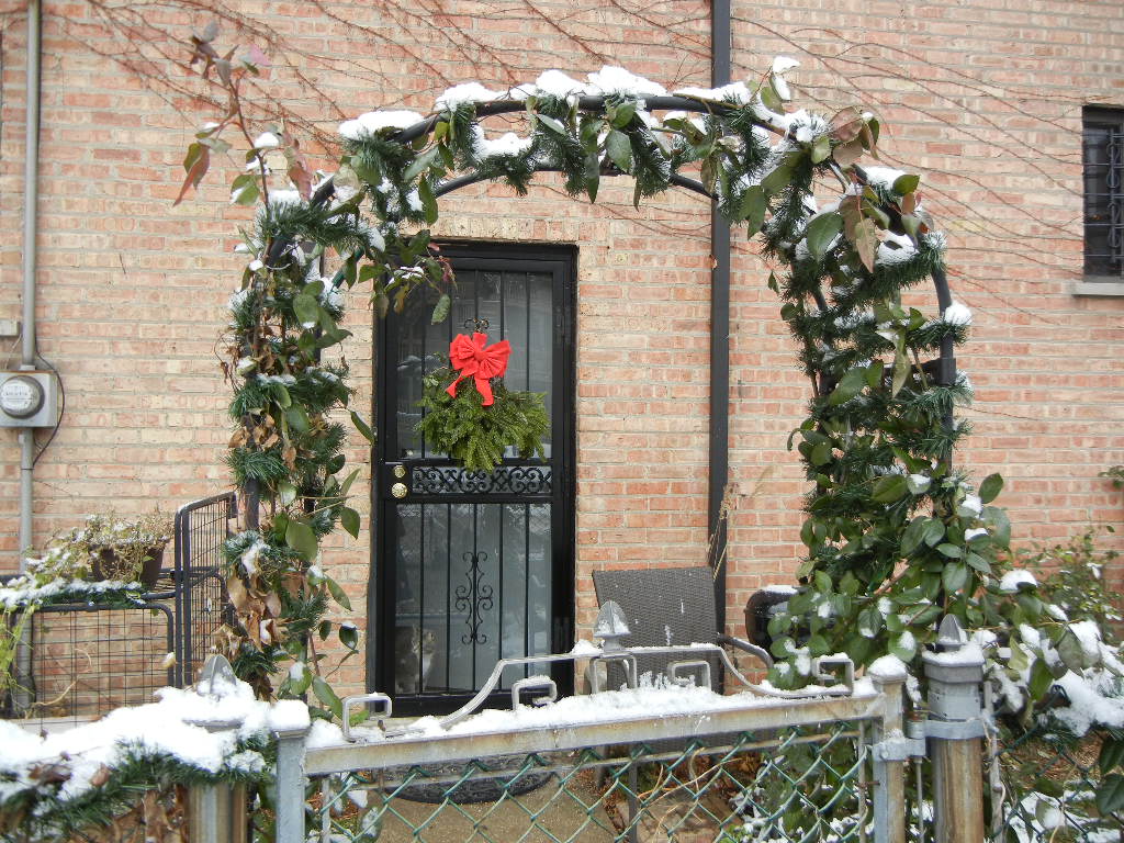 Chain-Link Trellis: Winterized Chain-Link Fence and Garden ...