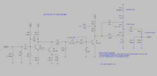 D*A*M FS-77 FUZZ SOUND SCHEMATIC