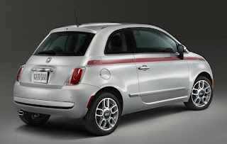 Fiat 500 Pink Ribbon (2012) Rear Side