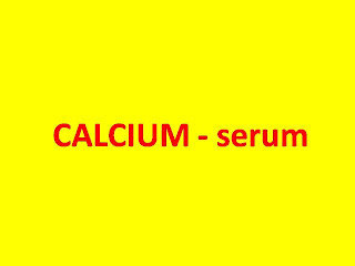 CALCIUM - serum