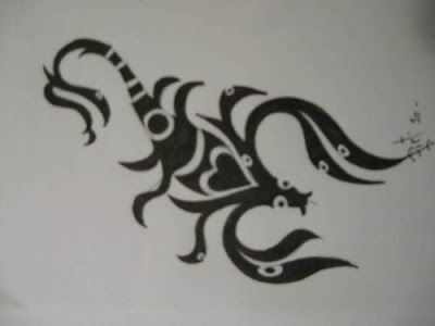 scorpion tribal tattoo Scorpion tattoo