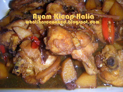 What I Have Cooked: Ayam Masak Kicap Halia