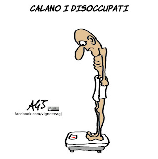 lavoro, disoccupazione, disoccupati, istat, vignetta, satira