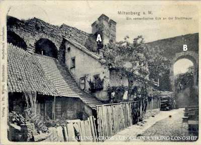 Miltenberg - a corner of the old Roman City Wall -c1905
