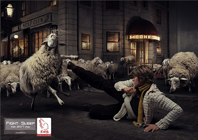 Creative Advertisement Using Animal Seen On  www.coolpicturegallery.us