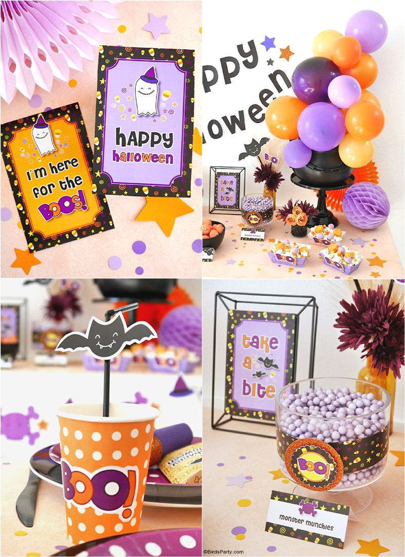 Notre Jolie fête d'Halloween DIY - des idées pas si effrayantes, rapides, faciles et économiques pour organiser une fête d'Halloween à la maison!