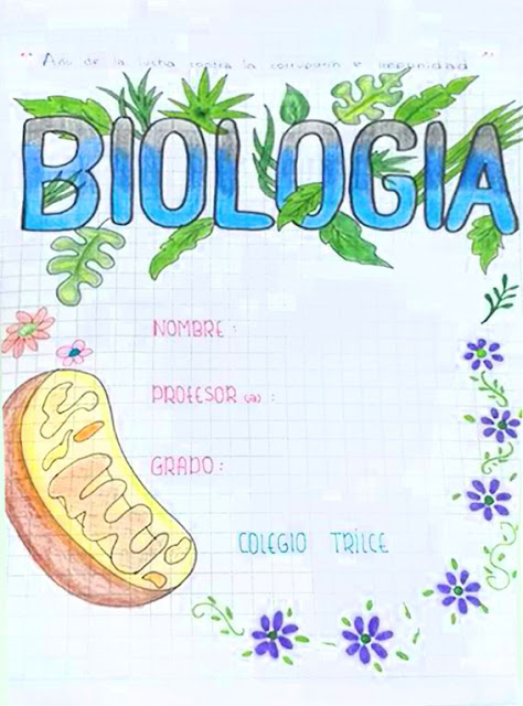caratulas de biología 