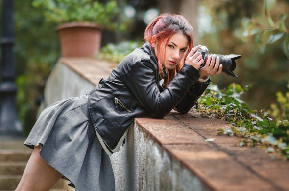 Delaia González linda modelo beleza ruiva mulher jovem fotografia por Gustavo Terzaghi