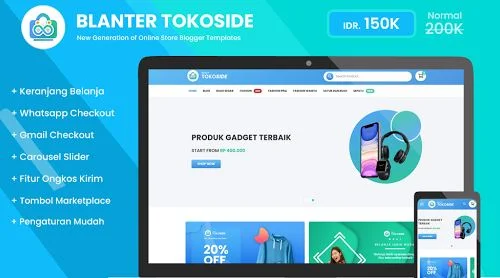 Blanter Tokoside Premium Blogger Template v2.0