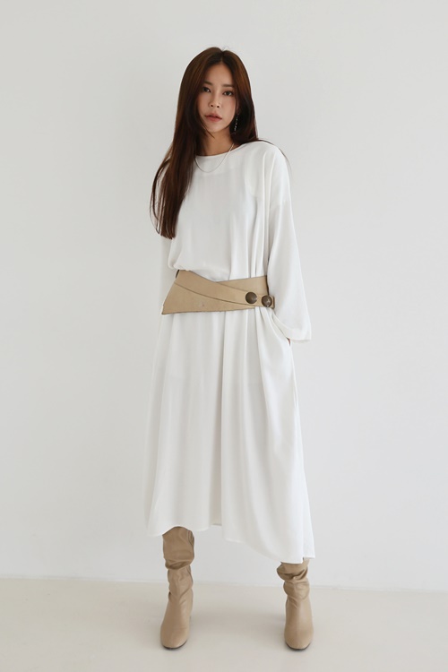 Round Neck Long Dress