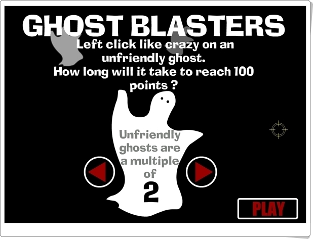 "Ghost Blasters" (Juego de Múltiplos de un Número)