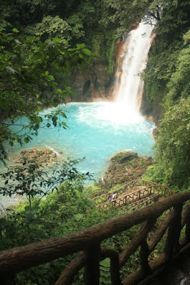 Catarata del Rio Celeste en Costa Rica