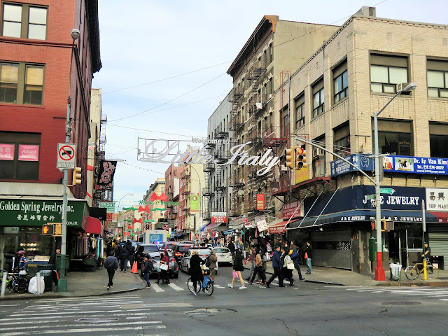 Street of Little Italy manhattan new-york