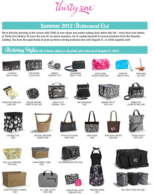 Discontinued Items from the Summer Catalog