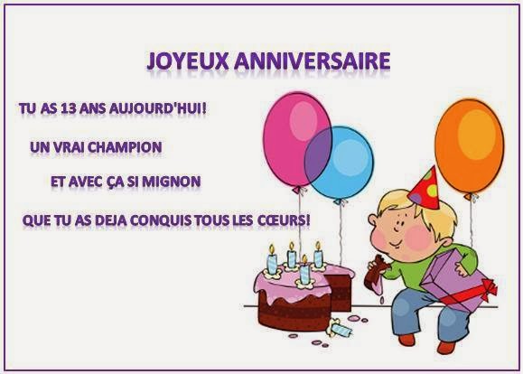 Texte Anniversaire Pour Une Fille De 12 Ans