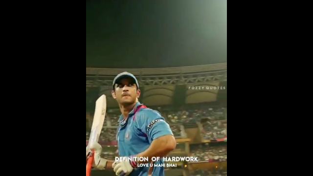 Definition Of Hardwork In M.S.Dhoni 30s Whatsapp Status Videos Free Download Latest Version 2020