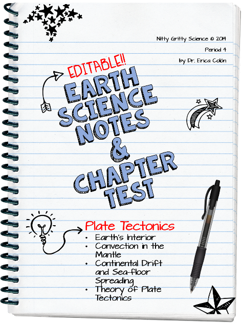 https://www.teacherspayteachers.com/Product/Earth-Science-Notes-Chapter-Test-Plate-Tectonics-EDITABLE-1525350