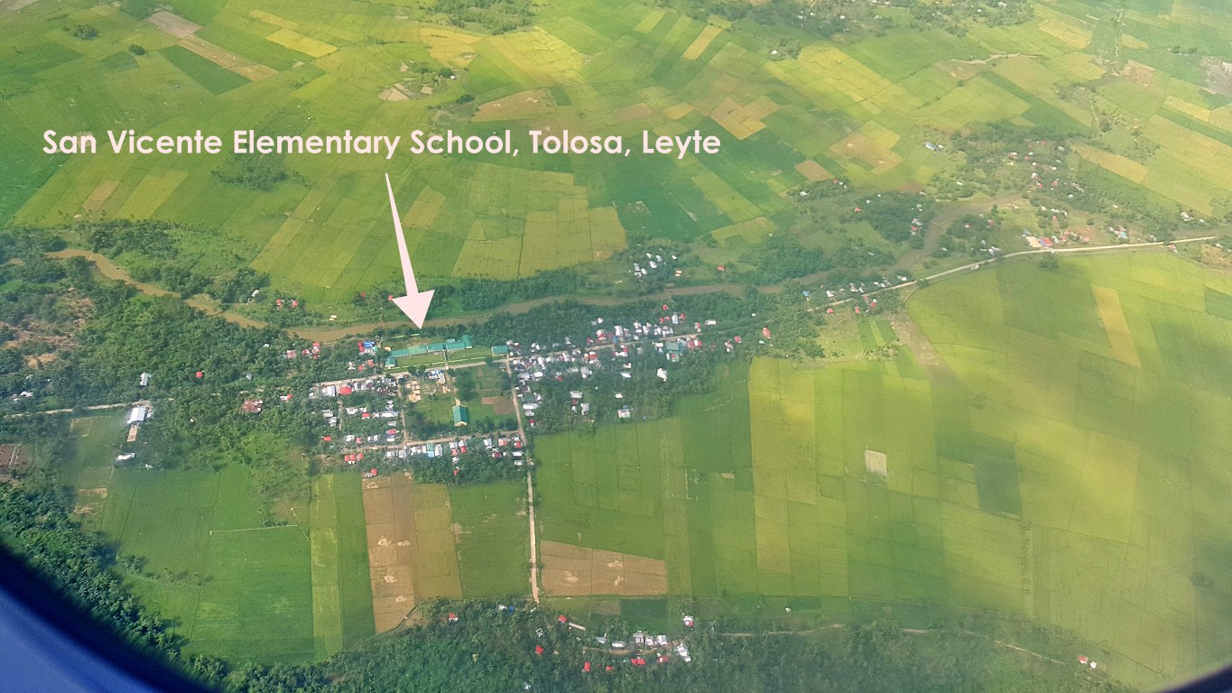 aerial view of Brgy. San Vicente, Tolosa, Leyte