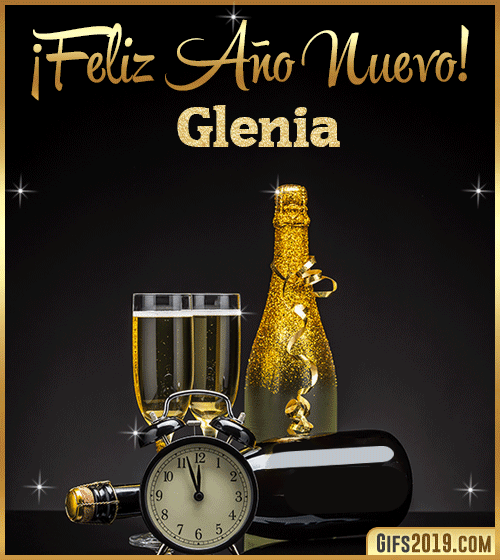 Feliz año nuevo glenia