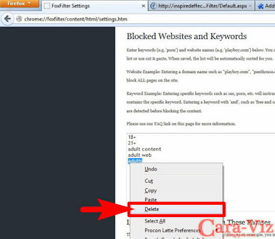 Cara Memblokir Website dan Situs-Situs Tertentu dengan Firefox Add-ons