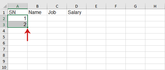 كيفية عمل جدول بيانات في Excel