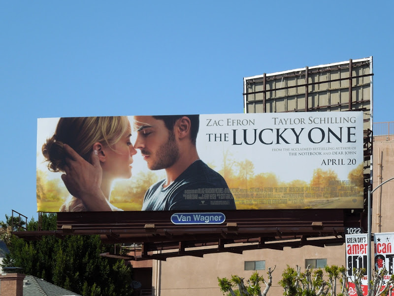 The Lucky One movie billboard
