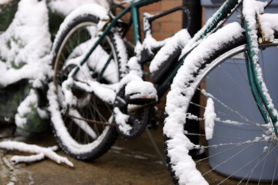 Snow on Bicycle