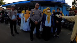 Polres Sumenep Gercep Amankan Emak-Emak Viral di Medsos Konvoi Tanpa Helm