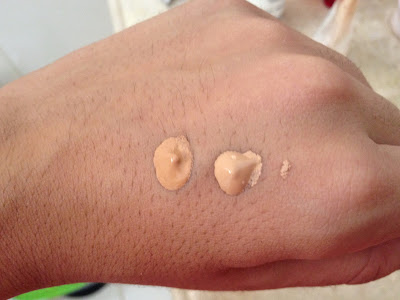 swatches base dermablend cor gold e nude